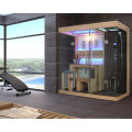 Deluxe Design with Glass Door Enclosed Steam Room Sauna Shower